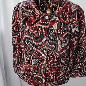 3/4 Sleeve Jacket With Mother Of Pearl Buttons Size 16